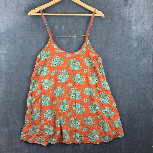 EUC NATURAL LIFE Women’s Boho Flowy Spaghetti Strap tank sz Large - Picture 1 of 8